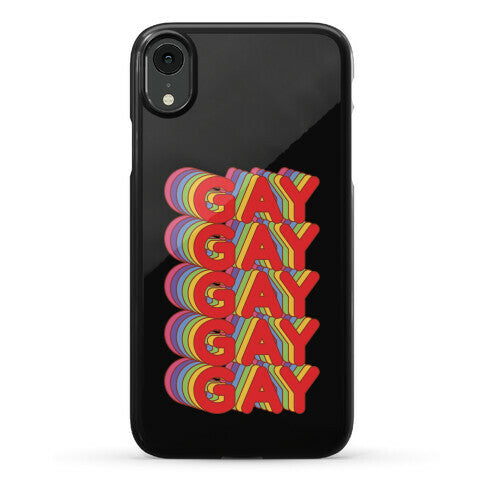 Gay Retro Rainbow Phone Case